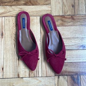 Marguax ballet mules, worn twice. Size 40.5 (9-9.5)